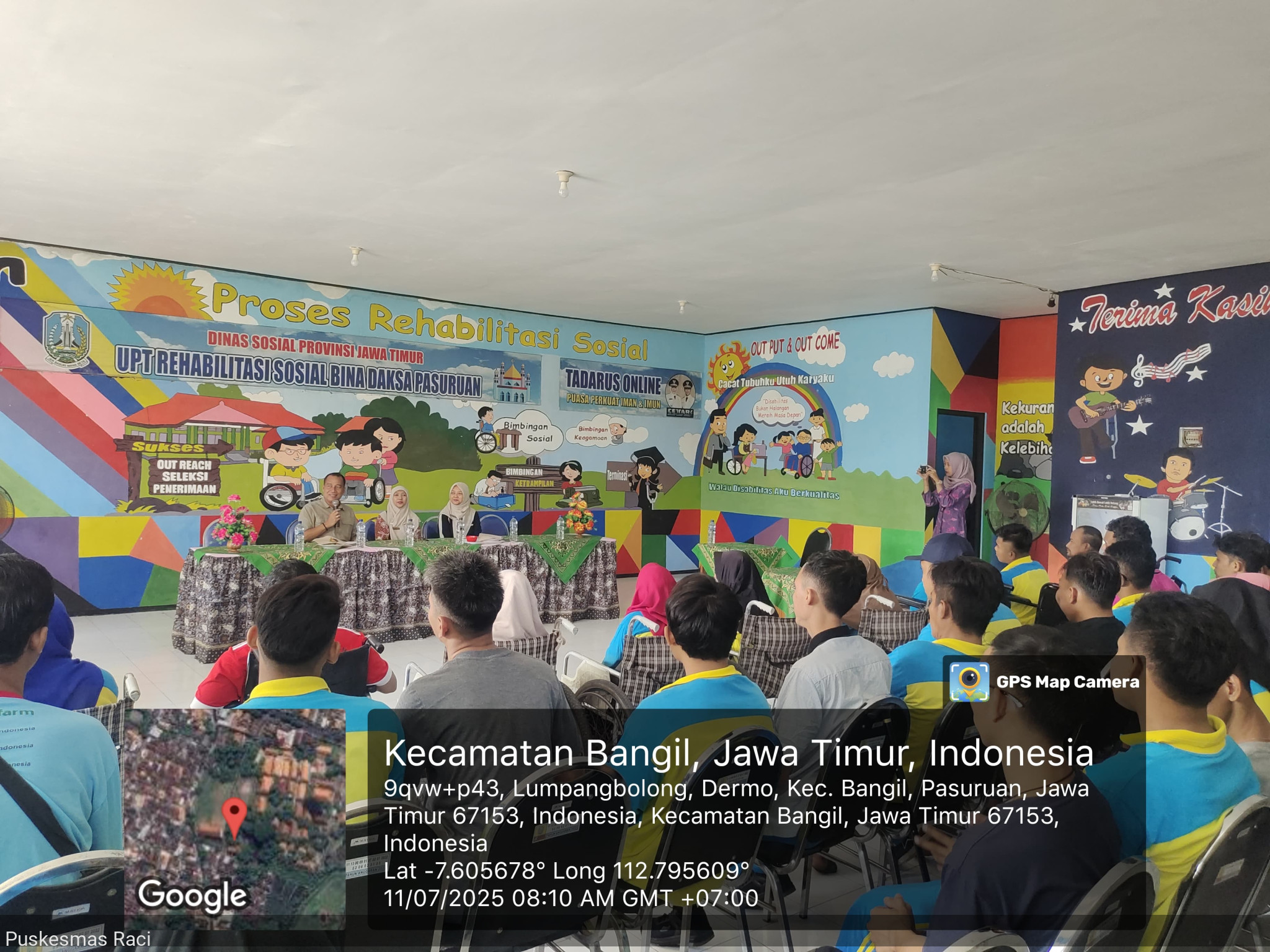 UOBF Puskesmas Raci Gelar Pemeriksaan Dan Penyuluhan Kesehatan Di UPT Rehabilitasi Sosial Bina Tuna Daksa